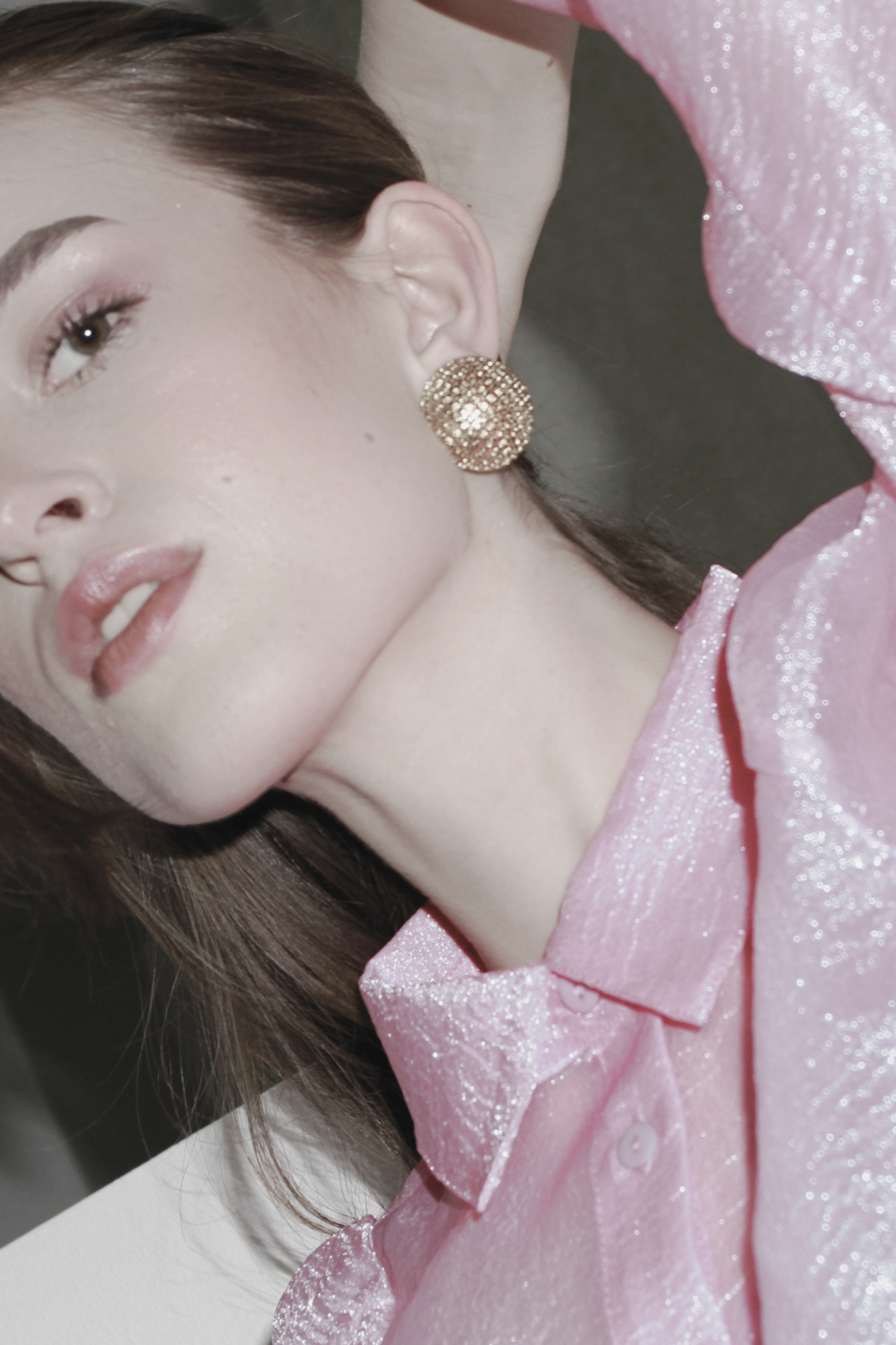 Courage Ornament Statement øreringe - forgyldt